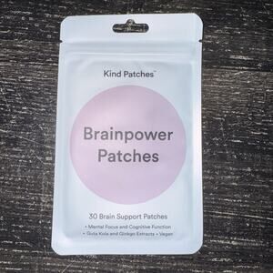 Kind Patches Brainpower 30 Patches Mental Focus and Cognitive Function
